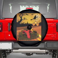 Vintage Race Car Halloween Pumpkin Retro Racing Spare Tire Cover - Wonder Print Shop