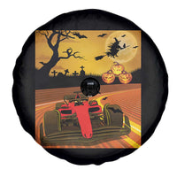 Vintage Race Car Halloween Pumpkin Retro Racing Spare Tire Cover - Wonder Print Shop