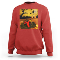 Vintage Race Car Halloween Pumpkin Retro Racing Sweatshirt - Wonder Print Shop