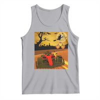Vintage Race Car Halloween Pumpkin Retro Racing Tank Top - Wonder Print Shop