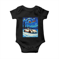 Racing Sports Car Baby Onesie Porsche 911 Starry Night Racing Silhouette - Wonder Print Shop
