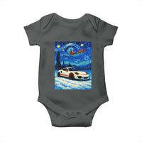 Racing Sports Car Baby Onesie Porsche 911 Starry Night Racing Silhouette - Wonder Print Shop