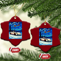 Racing Sports Car Ceramic Ornament Porsche 911 Starry Night Racing Silhouette - Wonder Print Shop