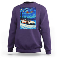 Racing Sports Car Sweatshirt Porsche 911 Starry Night Racing Silhouette - Wonder Print Shop