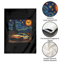 Racing Sports Garden Flag Starry Night 911 Silhouette Halloween - Wonder Print Shop