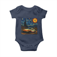 Racing Sports Baby Onesie Starry Night 911 Silhouette Halloween - Wonder Print Shop