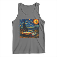 Racing Sports Tank Top Starry Night 911 Silhouette Halloween - Wonder Print Shop
