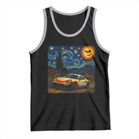 Racing Sports Tank Top Starry Night 911 Silhouette Halloween - Wonder Print Shop