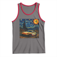 Racing Sports Tank Top Starry Night 911 Silhouette Halloween - Wonder Print Shop