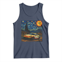 Racing Sports Tank Top Starry Night 911 Silhouette Halloween - Wonder Print Shop