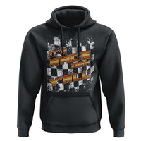 Racing Checkered Flag Hoodie It Is Race Day Y'all Dirt Track - Wonder Print Shop
