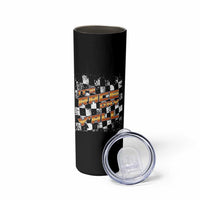 Racing Checkered Flag Skinny Tumbler It Is Race Day Y'all Dirt Track