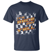 Racing Checkered Flag T Shirt It Is Race Day Y'all Dirt Track - Wonder Print Shop