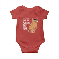 Marcus The Worm Robert Meme Christmas Baby Onesie You Are Running The Vibe - Wonder Print Shop