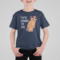 Marcus The Worm Robert Meme Christmas T Shirt For Kid You Are Running The Vibe - Wonder Print Shop