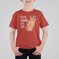 Marcus The Worm Robert Meme Christmas T Shirt For Kid You Are Running The Vibe - Wonder Print Shop
