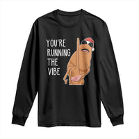 Marcus The Worm Robert Meme Christmas Long Sleeve Shirt You Are Running The Vibe - Wonder Print Shop