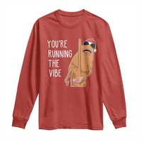 Marcus The Worm Robert Meme Christmas Long Sleeve Shirt You Are Running The Vibe - Wonder Print Shop