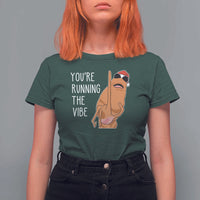 Marcus The Worm Robert Meme Christmas T Shirt For Women You Are Running The Vibe - Wonder Print Shop