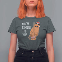 Marcus The Worm Robert Meme Christmas T Shirt For Women You Are Running The Vibe - Wonder Print Shop