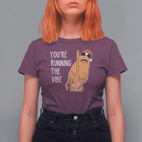 Marcus The Worm Robert Meme Christmas T Shirt For Women You Are Running The Vibe - Wonder Print Shop