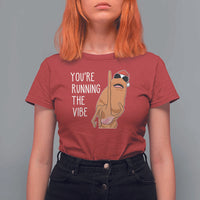 Marcus The Worm Robert Meme Christmas T Shirt For Women You Are Running The Vibe - Wonder Print Shop