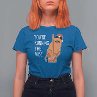 Marcus The Worm Robert Meme Christmas T Shirt For Women You Are Running The Vibe - Wonder Print Shop