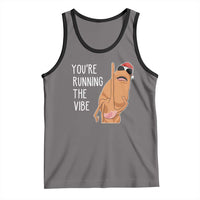 Marcus The Worm Robert Meme Christmas Tank Top You Are Running The Vibe - Wonder Print Shop