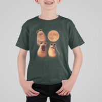 Marcus The Worm Meme T Shirt For Kid Funny Howling At Moon - Wonder Print Shop