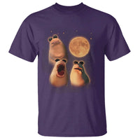 Marcus The Worm Meme T Shirt Funny Howling At Moon - Wonder Print Shop