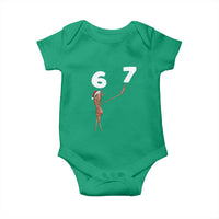 67 Six Seven Christmas Baby Onesie Marcus The Worm Meme - Wonder Print Shop