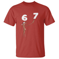 67 Six Seven Christmas T Shirt Marcus The Worm Meme - Wonder Print Shop