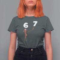 67 Six Seven Christmas T Shirt For Women Marcus The Worm Meme - Wonder Print Shop