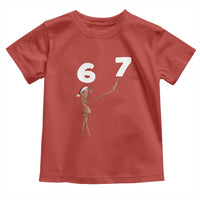 67 Six Seven Christmas Toddler T Shirt Marcus The Worm Meme - Wonder Print Shop