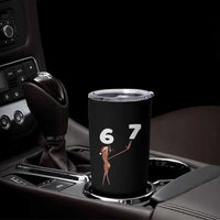 67 Six Seven Christmas Tumbler Cup Marcus The Worm Meme - Wonder Print Shop