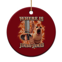 Marcus The Worm Meme Ceramic Ornament Where Is Jimbo James - Wonder Print Shop