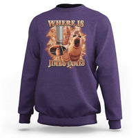 Marcus The Worm Meme Sweatshirt Where Is Jimbo James - Wonder Print Shop