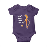 Marcus The Worm Meme Baby Onesie Do Not Like This Rock - Wonder Print Shop