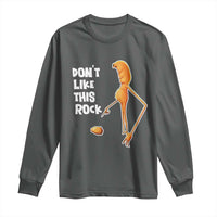 Marcus The Worm Meme Long Sleeve Shirt Do Not Like This Rock - Wonder Print Shop