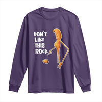 Marcus The Worm Meme Long Sleeve Shirt Do Not Like This Rock - Wonder Print Shop