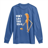 Marcus The Worm Meme Long Sleeve Shirt Do Not Like This Rock - Wonder Print Shop