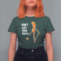 Marcus The Worm Meme T Shirt For Women Do Not Like This Rock - Wonder Print Shop
