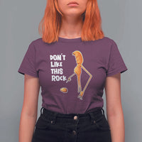 Marcus The Worm Meme T Shirt For Women Do Not Like This Rock - Wonder Print Shop