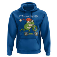 Off To Cause A Kerfuffle Hoodie Funny Frog Christmas - Wonder Print Shop