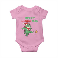 Merry Resistmas Frog Christmas Baby Onesie - Wonder Print Shop