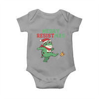 Merry Resistmas Frog Christmas Baby Onesie - Wonder Print Shop