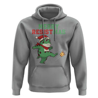 Merry Resistmas Frog Christmas Hoodie - Wonder Print Shop