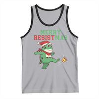 Merry Resistmas Frog Christmas Tank Top - Wonder Print Shop