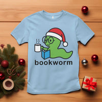 Bookworm Christmas T Shirt Reading Book Lover - Wonder Print Shop