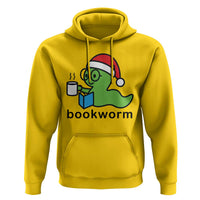 Bookworm Christmas Hoodie Reading Book Lover - Wonder Print Shop